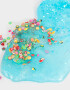 Lúdico Slime Con Accesorios Para Customizar - Azul Celeste