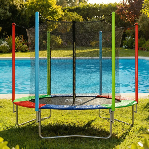 Cama Elastica 1.83 M Trampolin Saltarin Niños Adultos Grande Con Red Proteccion Imback Multicolor Cama Elastica 1.83 M Trampolin Saltarin Niños Adultos Grande Con Red Proteccion Imback Multicolor