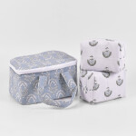 Set X3 Necessaires Chiara Col. Bea Block Print