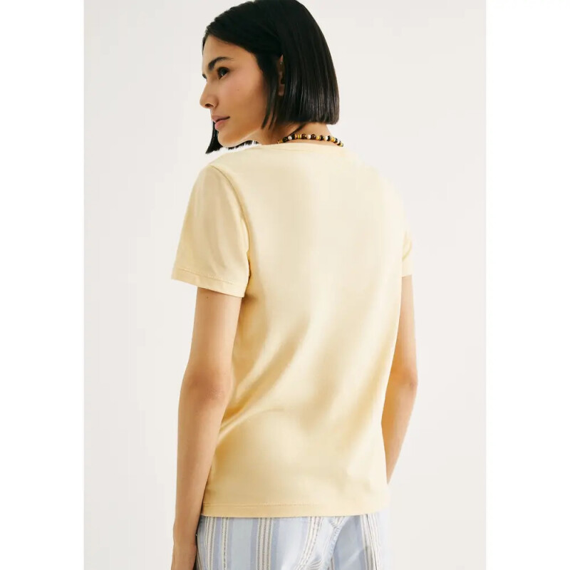BLUSA MM FEM AMARELO CLARO