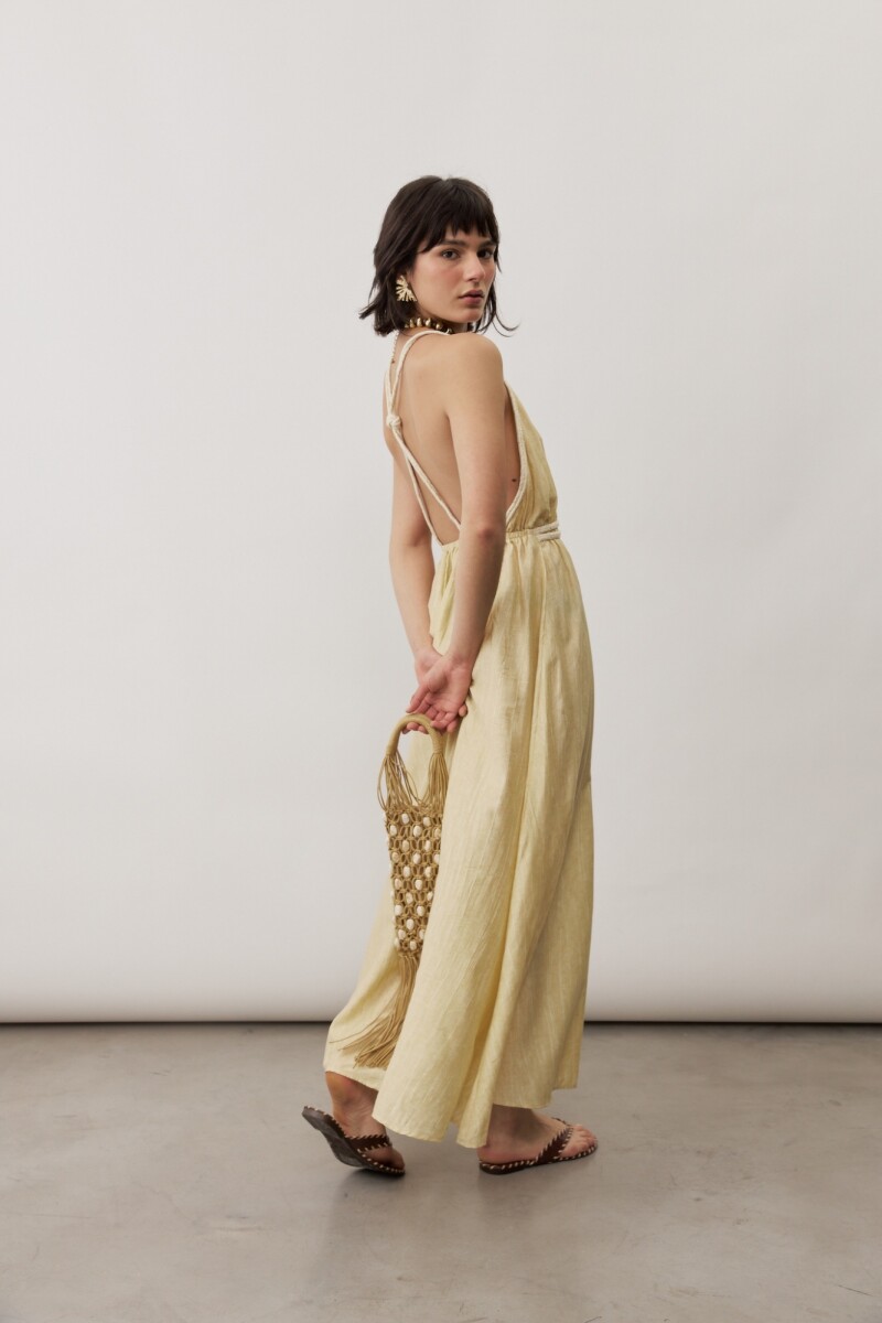 Vestido Plec AMARILLO