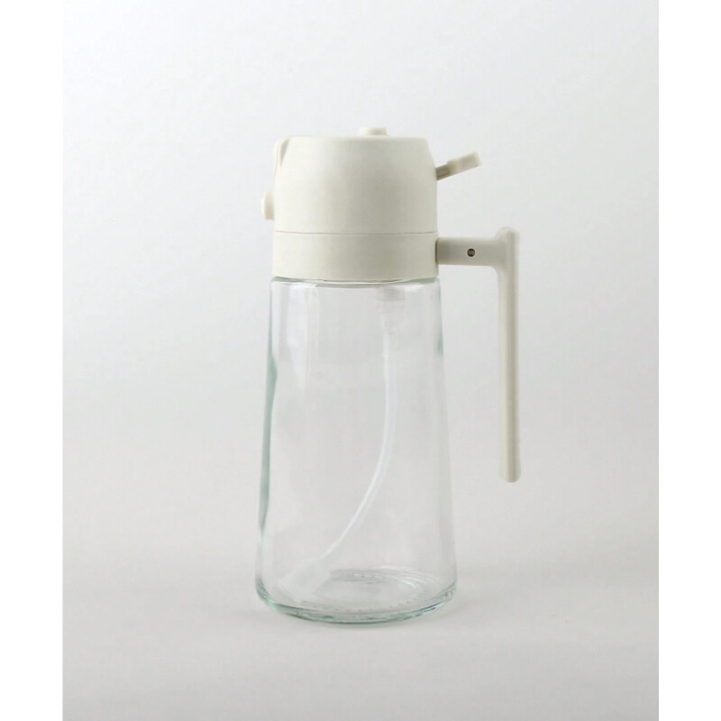 Pulverizador y dispensador de aceite 2 en 1 blanco
