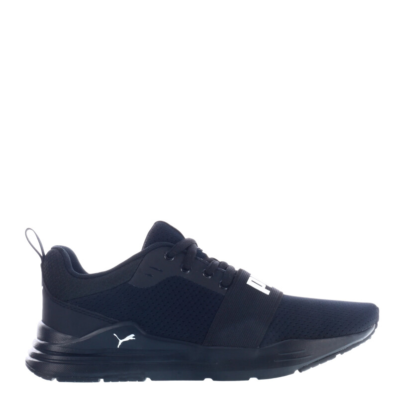 Championes de Niños Puma Wired Run Kids Negro - Blanco