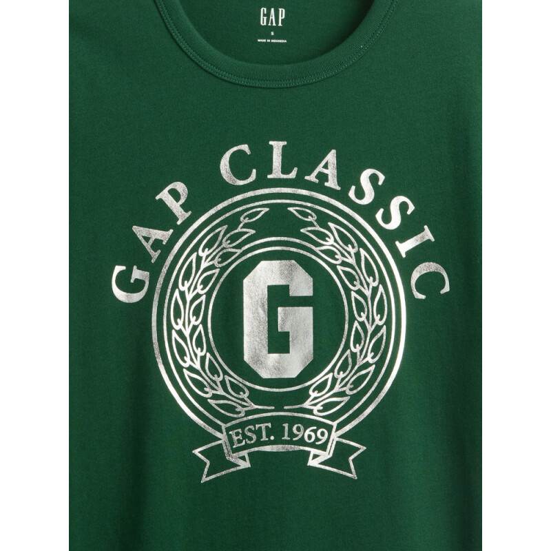 V-FRCH SS FAV CREW GRAPHIC EVERGREEN GLAMOUR