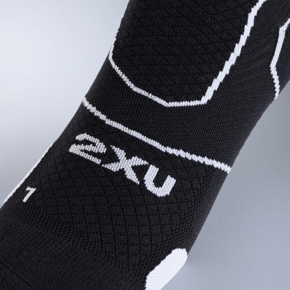 Medias Training Vectr Light Cushion Crew Socks Unisex Black/white