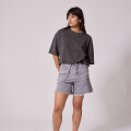 SHORT JEAN INRI DIXIE Gris Claro