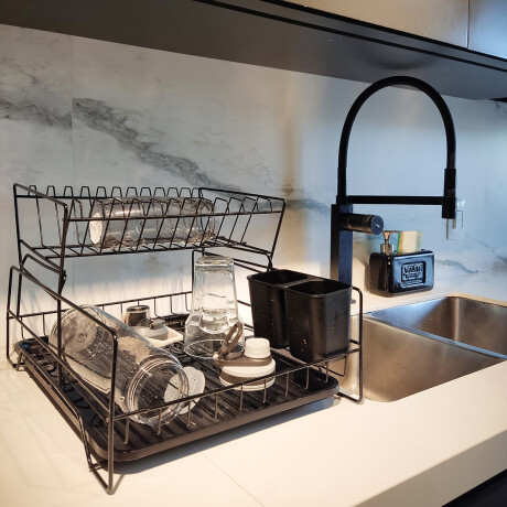 Escurridor De Metal Negro Sc