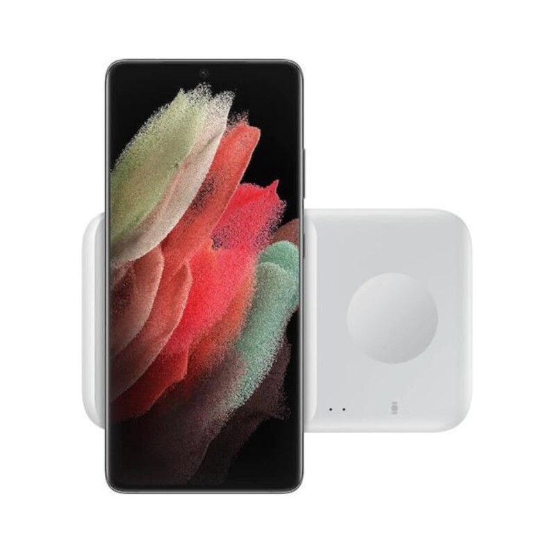 Cargador Inalambrico Samsung Qi Duo EP-P4300 White Cargador Inalambrico Samsung Qi Duo EP-P4300 White