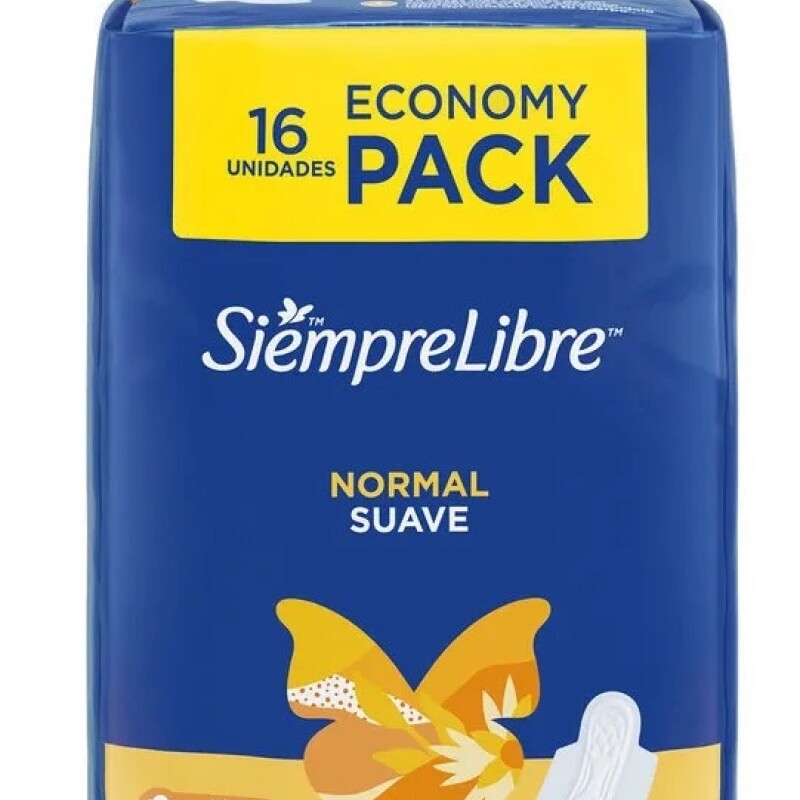 Toallas Femeninas Siempre Libre Normal Suave Con Alas X 16 Uni. Toallas Femeninas Siempre Libre Normal Suave Con Alas X 16 Uni.