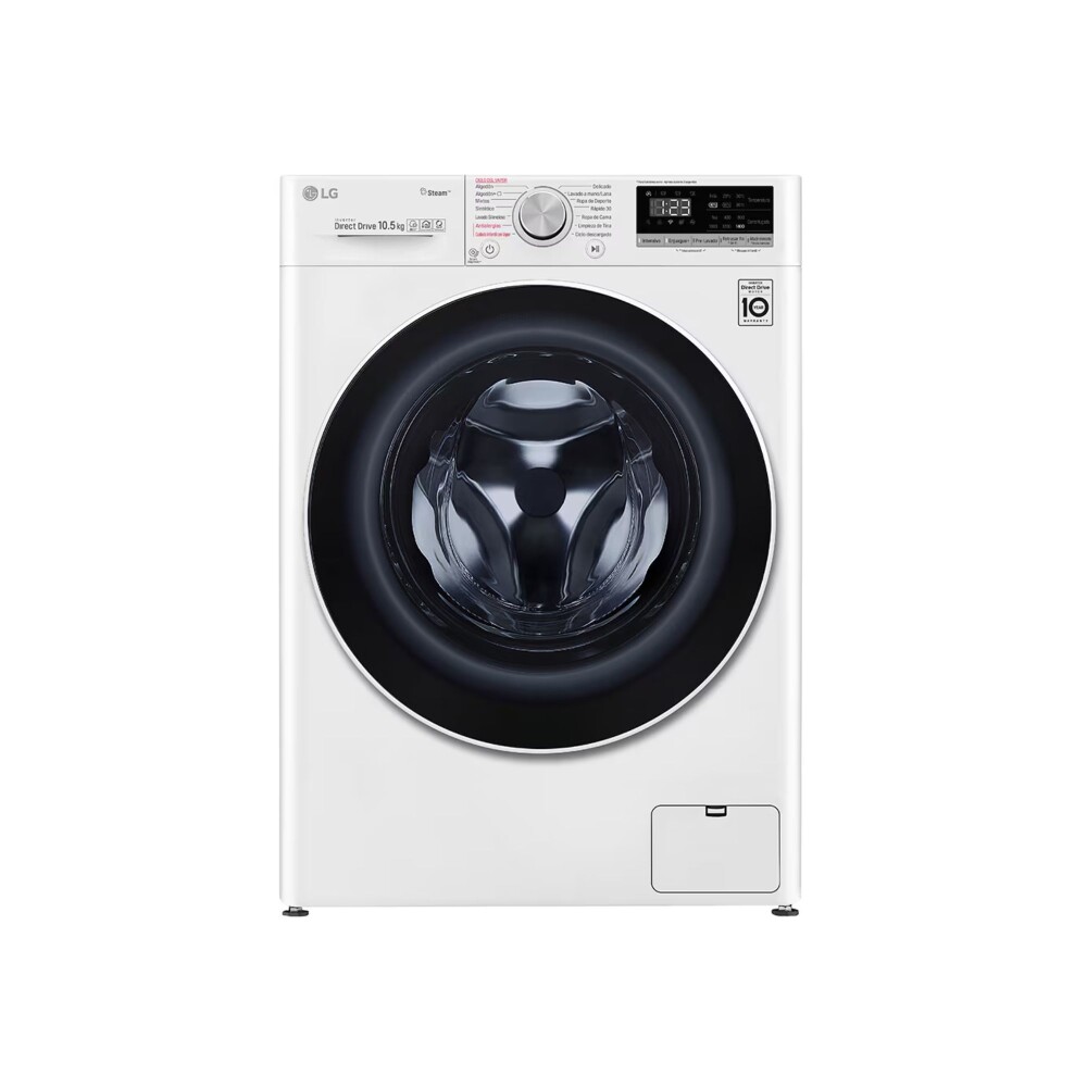 Lavasecarropas frontal inverter LG 9Kg WD9WVC4S6 blanco