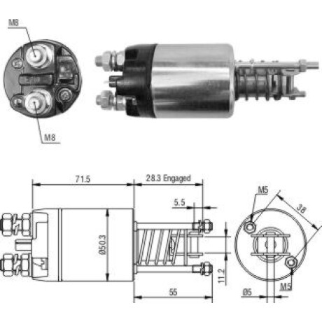 AUTOMATICO DE ARRANQUE FIAT UNO ITALIA PANDA 147 MARELLI 2 TORNILLOS ZM AUTOMATICO DE ARRANQUE FIAT UNO ITALIA PANDA 147 MARELLI 2 TORNILLOS ZM