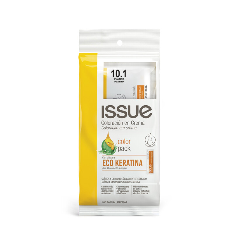 Color Pack Issue Shock Keratina No. 10.1 Platino. 1 Unidad Color Pack Issue Shock Keratina No. 10.1 Platino. 1 Unidad
