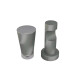 Barrote cortina de metal 1,50 m + 2 Soportes GRIS OSCURO