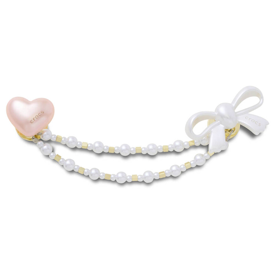 Jibbitz Heart and Bow Chain Multicolor