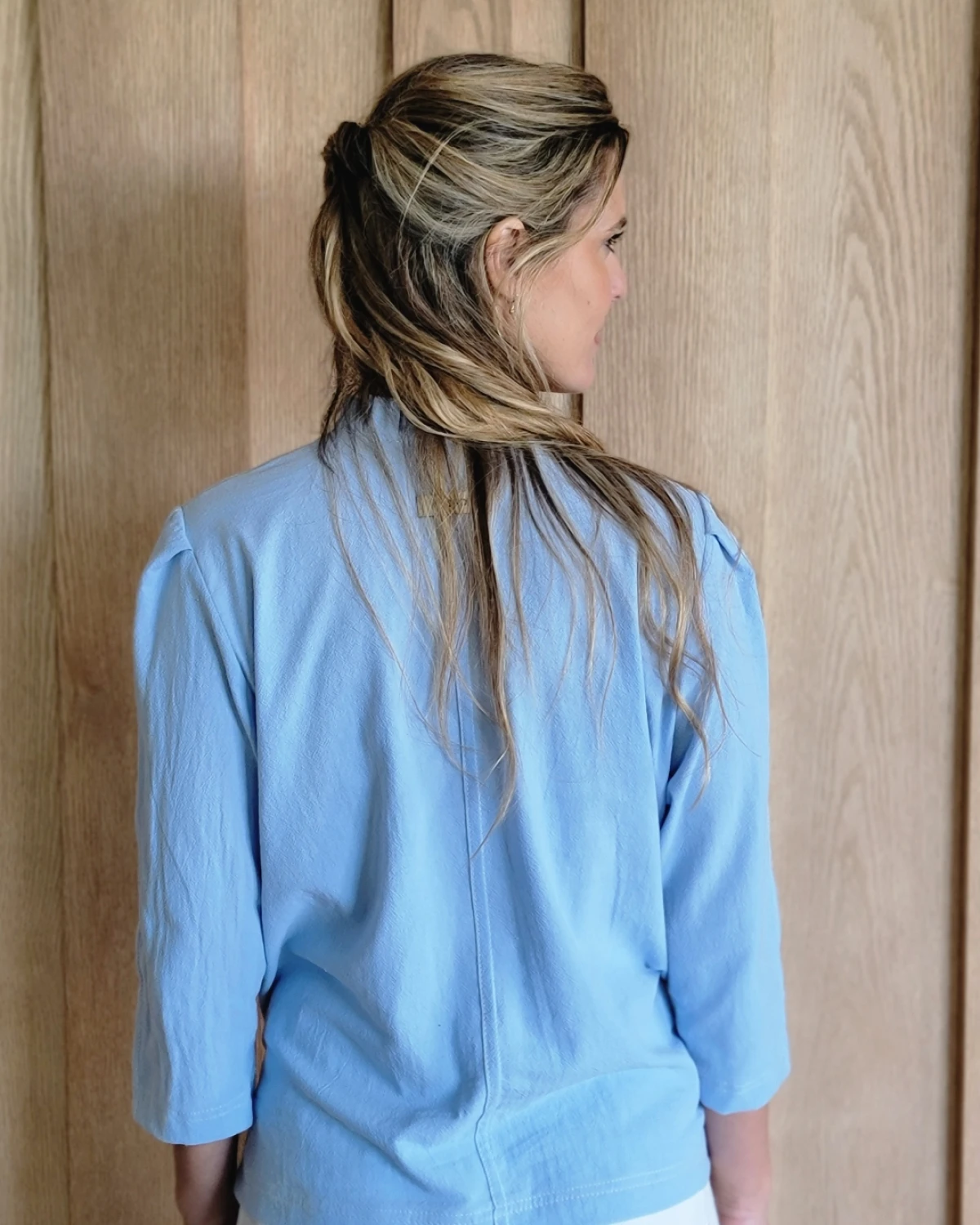 Camisa Carlotta azul marino 2