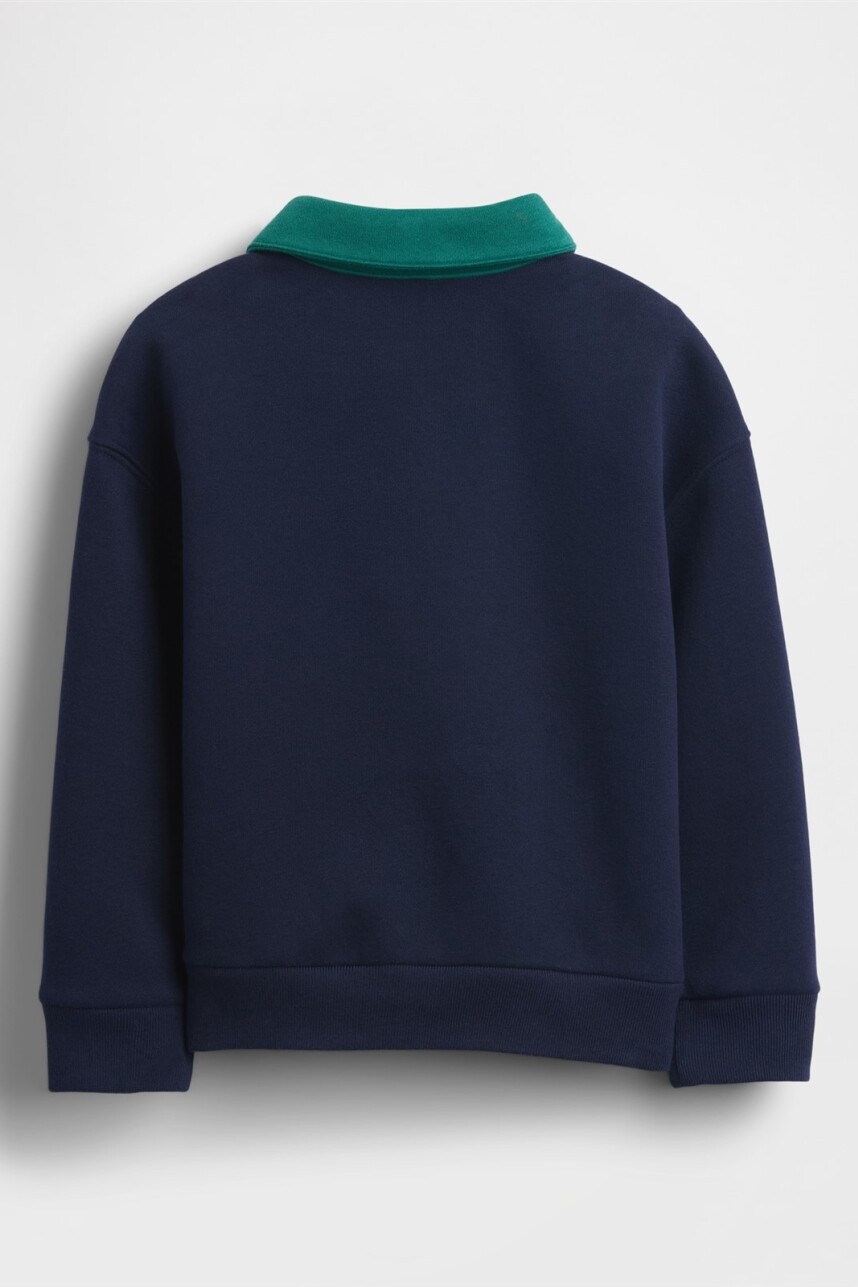 Buzo Tipo Polo Brannan Toddler Niño Navy Uniform