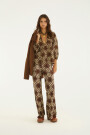 PANTALON ESTAMPADO Marron