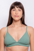 TOP TRIANGULO FIJO SUMMER Verde Seco