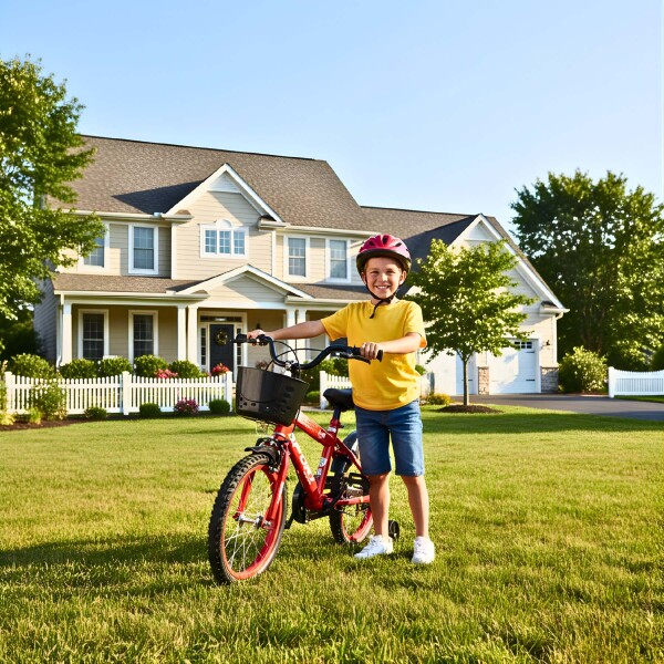 Bicicleta Infantil Sport Rod 16 Canasto Guardabarros Rojo 1
