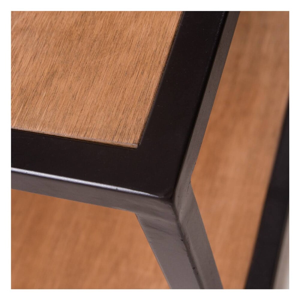 Mesa de living en hierro y madera 120x80x40h (por pedido) Mesa de living en hierro y madera 120x80x40h (por pedido)