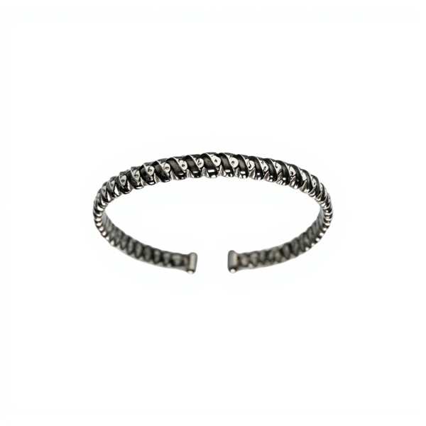Brazalete tejido-Plata 925-Sin Piedra-BR3034 sinpiedra