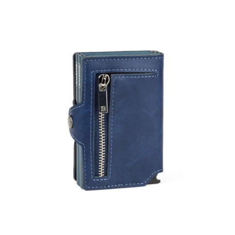 Billetera Baleine Double Kansas Zipper Original Navy