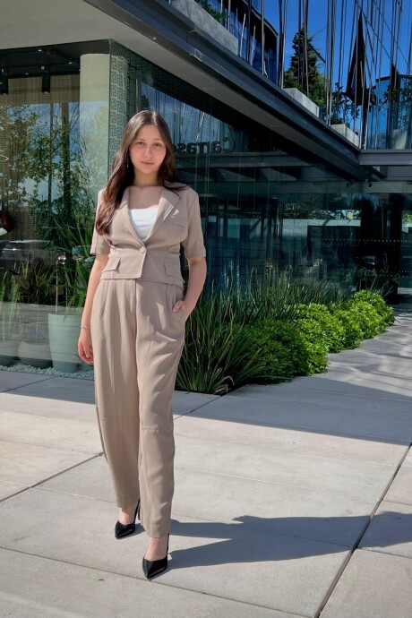 Pantalon Melina Gris beige