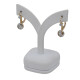 Caravanas en oro 18k, platino y brillantes Caravanas en oro 18k, platino y brillantes