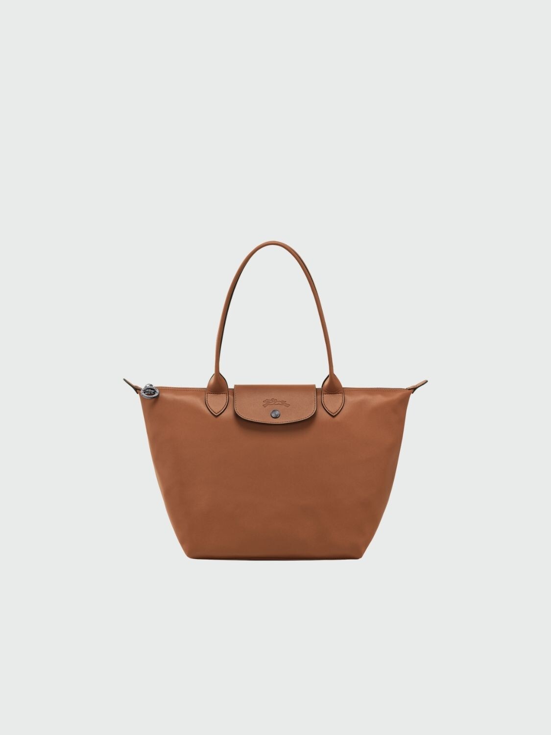 Longchamp -Bolso de cuero talle M, Le pliage Xtra Marrón