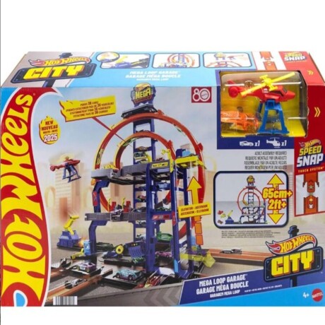 Pista Hot Wheels JBM74 City Mega Garage Universo Binario 001