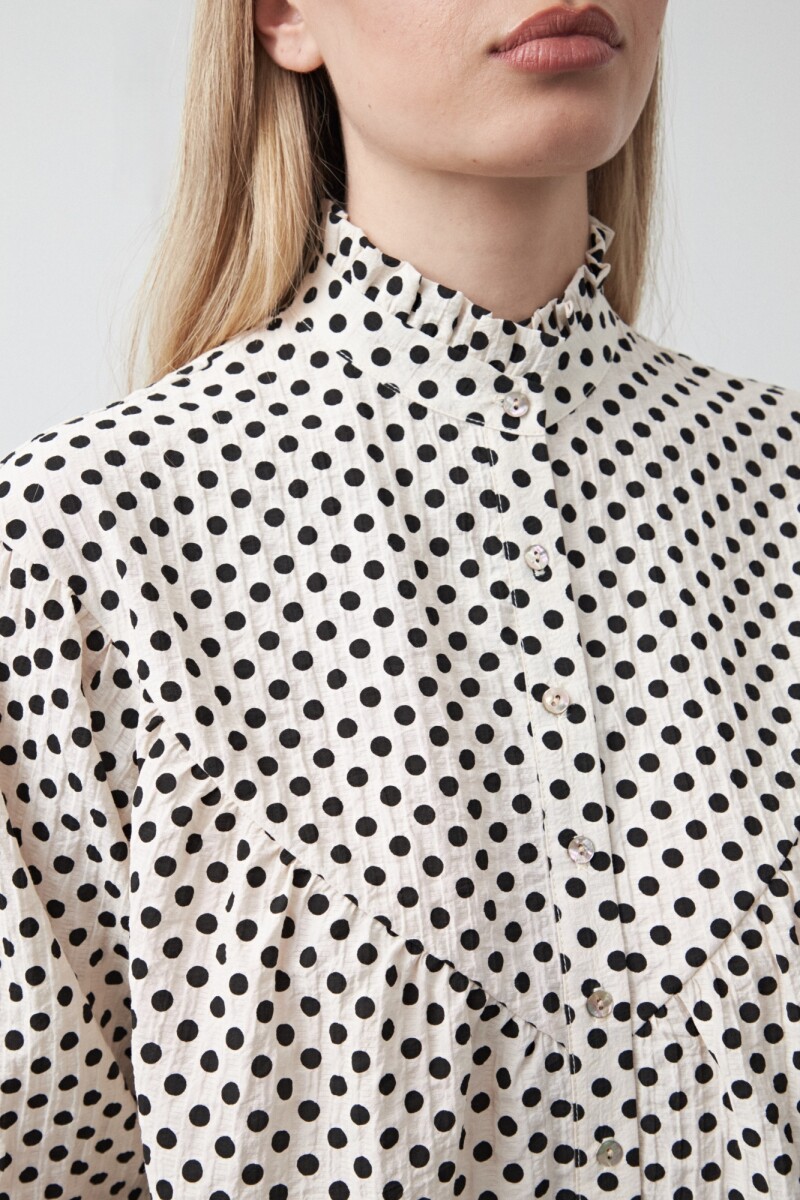 CAMISA RAFAELA Negro/Blanco