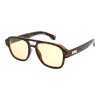 Lente de Sol Chilli Beans Baltimore Animal Print - Amarillo