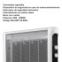 Calefactor Eléctrico De Mica Microsonic Mic2000 CALEFACTOR DE MICA MICROSONIC 2000