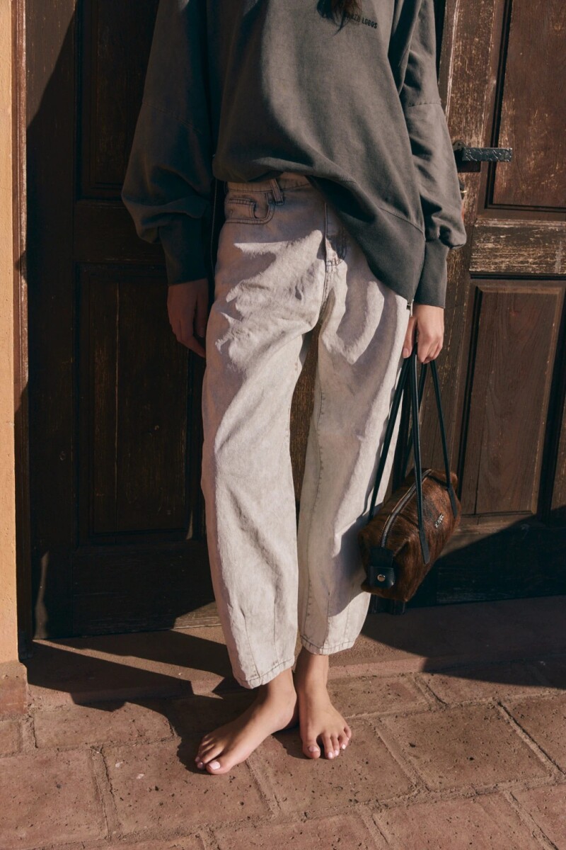 JEAN SLOUCHY LEATHER 