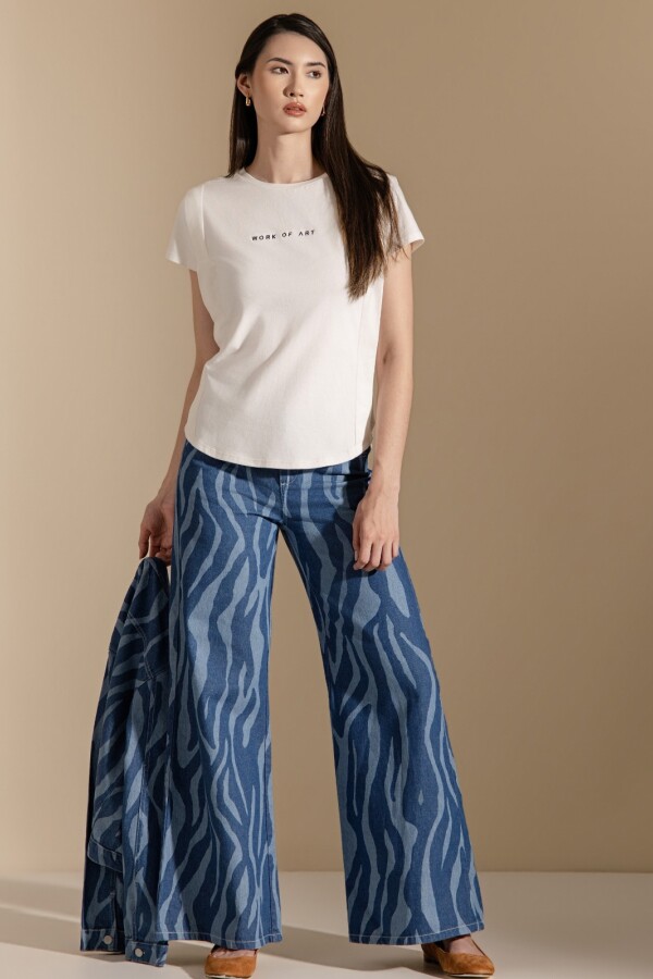 Remera Casual. Natural.