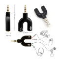 Splitter de Audio Jack 3.5 Compacto 1 Macho 2 Hembras Splitter de Audio Jack 3.5 Compacto 1 Macho 2 Hembras