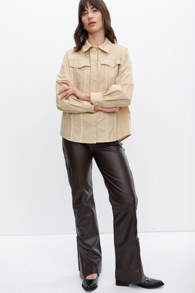 Camisa Heller Beige