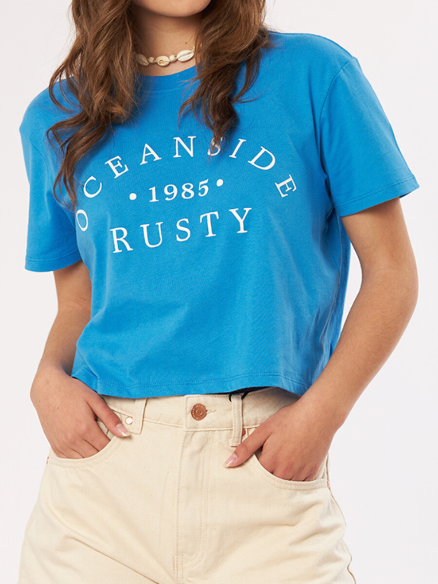 T-SHIRT CALEN RUSTY - Azul 