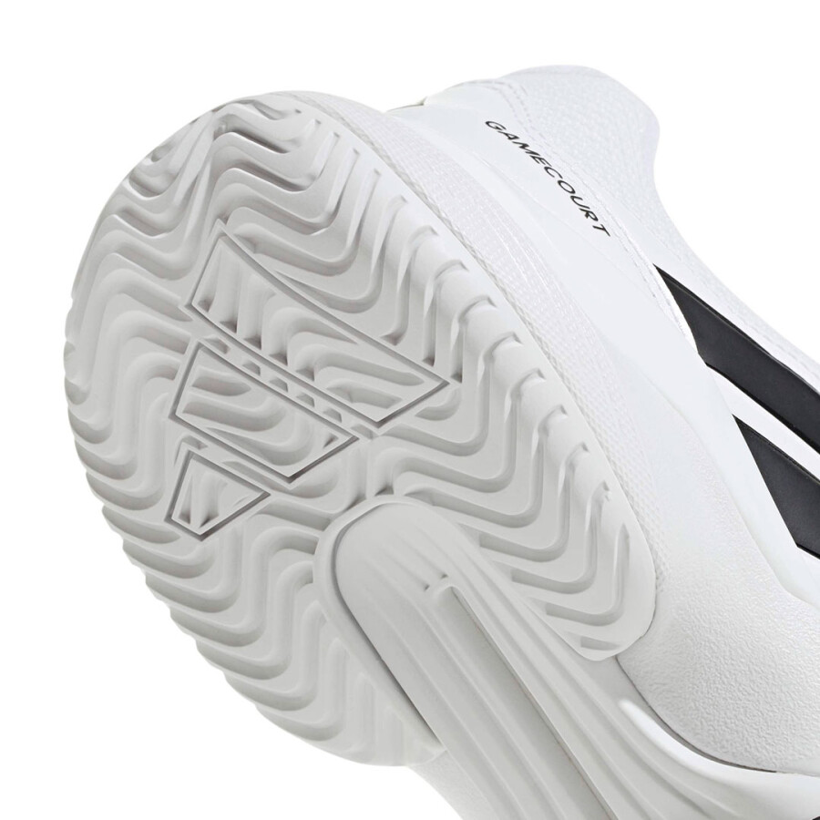 Championes de Hombre Adidas Game Court 3 All Blanco - Negro