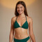 Top+bikini Twist Verde Oscuro