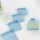 Pack x 200 - Bolsas organza 8x11 cm TURQUESA