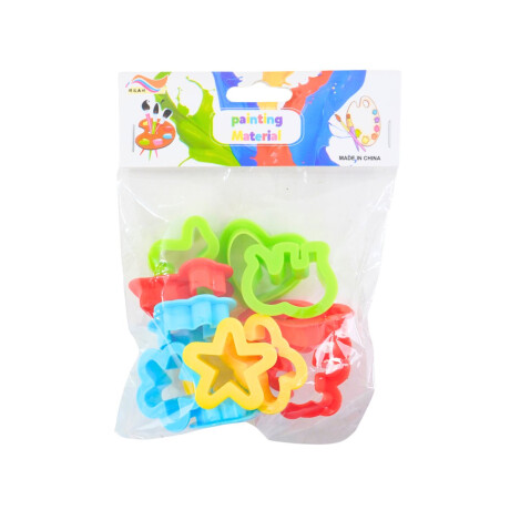 Set de 12 moldes plasticos Set de 12 moldes plasticos