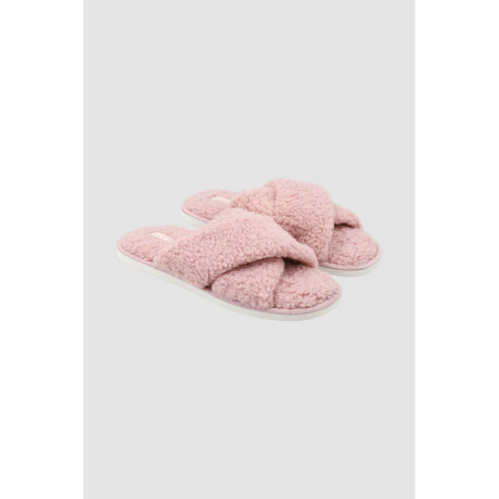 Pantufla teddy velvet Lila