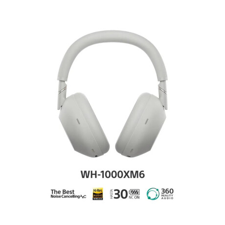 Auricular Sony Vincha BT Noise Canceling WH1000XM6 Gris
