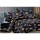 Acolchado Cotton Flor Zyporah infantil de 1 plaza en microfibra Negro