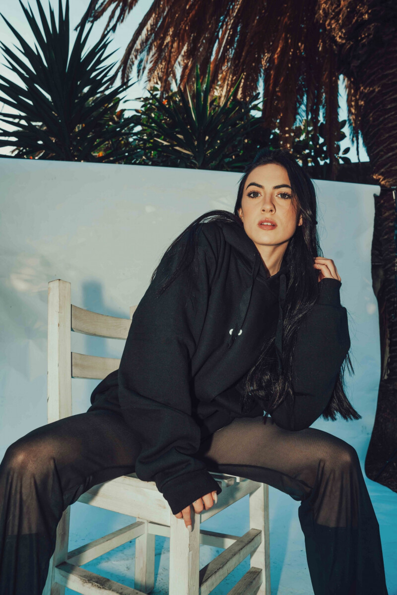 Hoodie Satelite Negro