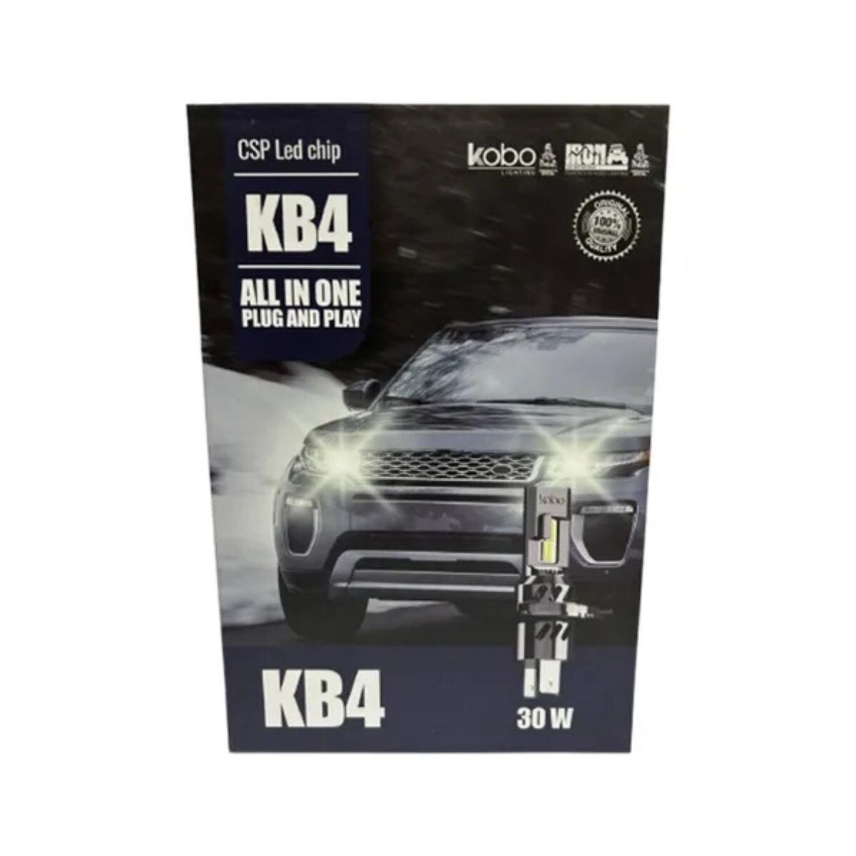 KIT LED KB4 CREE LED DAKAR ALTO BRILLO (H11) 6500 K 4000 L 