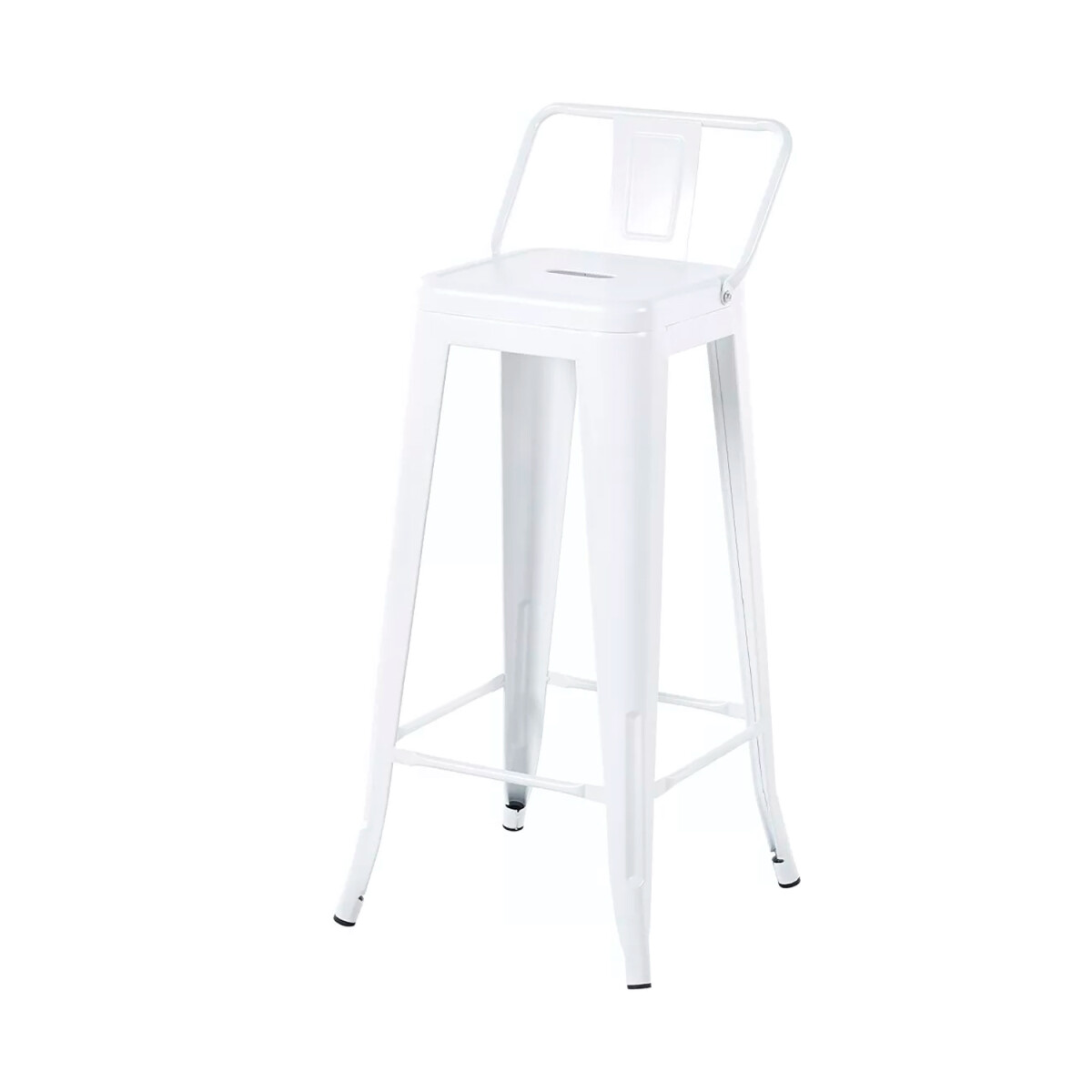Banqueta Taburete Metálica Tolix Blanca 