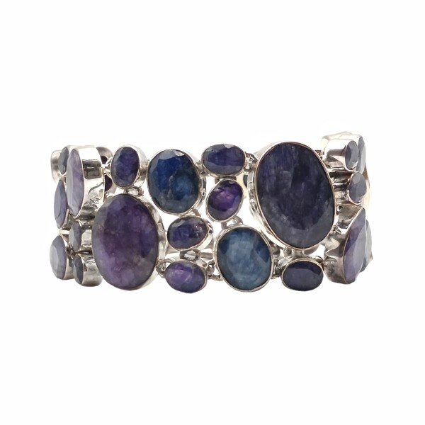 Pulsera Formas-Plata 925-Piedra Lapislázuli-PU3413 conpiedra