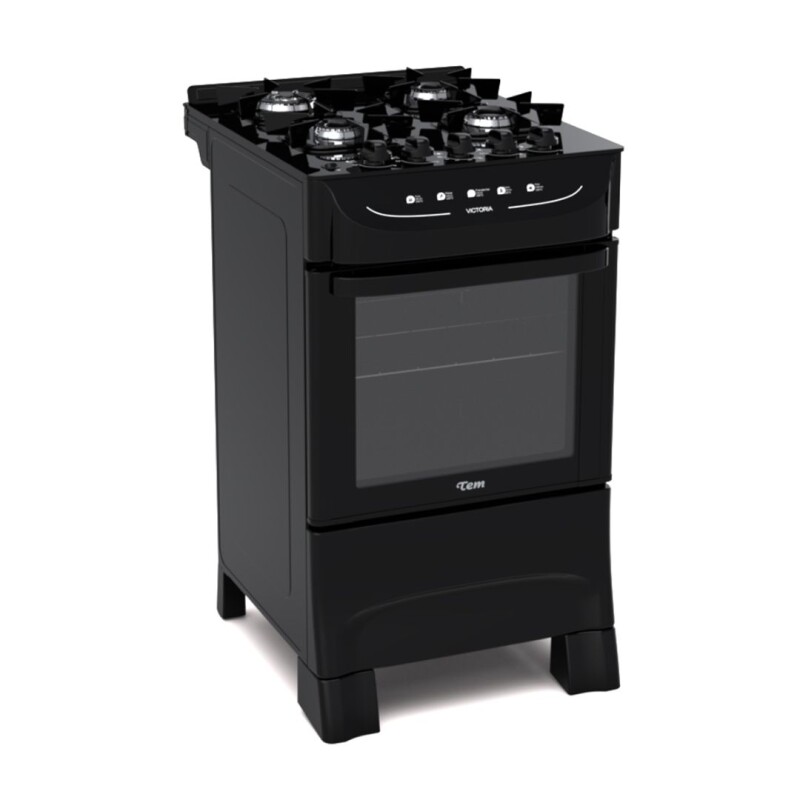 Cocina TEM Victoria 4H Negra Cocina TEM Victoria 4H Negra